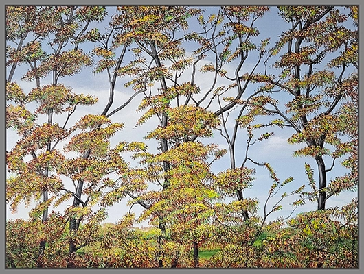 Maximilian Ostermann  |  Frühling in Franken	80cm x 60cm	2020